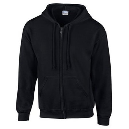 GILDAN BRANDED APPAREL SRL MED BLK Full Zip Hoody 249602